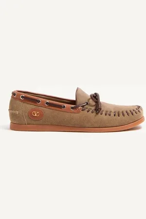 VALENTINO GARAVANI SCARPA DA BARCA PALM AVENUE IN CROSTA Uomo 39.5