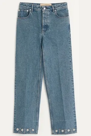 VALENTINO PANTALONE IN DENIM CON CABOCHONS Uomo 28