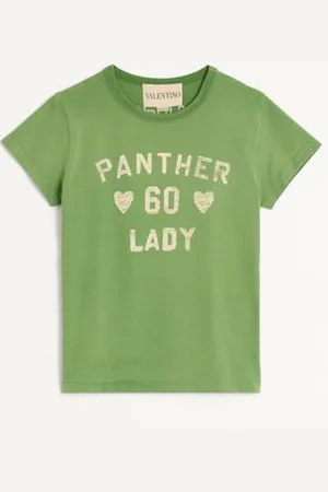 VALENTINO T-SHIRT IN COTONE STAMPATO Donna L