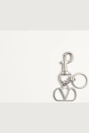 VALENTINO GARAVANI CHARM PER BORSE CON PORTACHIAVI GARAVANI VLOGO SIGNATURE IN METALLO Uomo UNI
