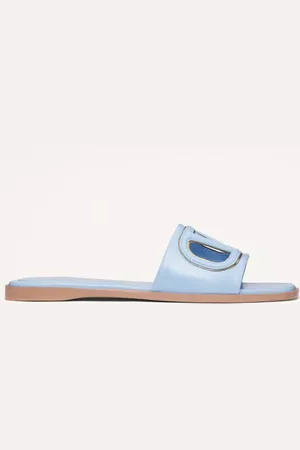 VALENTINO GARAVANI SANDALO SLIDE VLOGO CUT-OUT IN VITELLO Donna 35.5