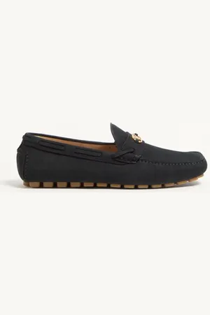 VALENTINO GARAVANI MOCASSINO DRIVER FASTAWAY IN CERVO SUEDE Uomo 39