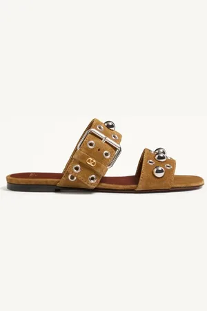 VALENTINO GARAVANI SANDALO SLIDE NELLC??TE IN CROSTA Donna 35.5