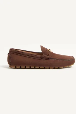 VALENTINO GARAVANI MOCASSINO DRIVER FASTAWAY IN CERVO SUEDE Uomo 39