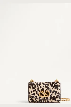 VALENTINO GARAVANI BORSA PICCOLA A SPALLA GARAVANI VAIN IN VITELLO EFFETTO CAVALLINO ANIMALIER Donna UNI