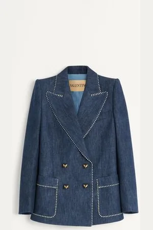 VALENTINO GIACCA IN CHAMBRAY DENIM Donna 38