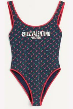 VALENTINO COSTUME DA BAGNO IN LYCRA STAMPA CHERRYFIC Donna L
