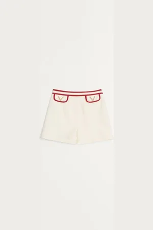 VALENTINO SHORTS IN CREPE COUTURE Donna 36