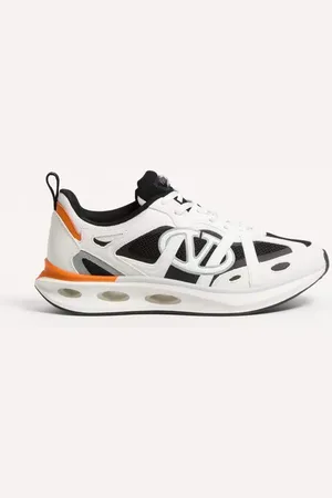 VALENTINO GARAVANI SNEAKER LOW TOP VLOGO EASYJOG IN VITELLO E TESSUTO Uomo 38