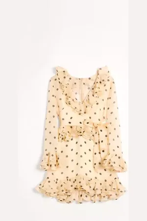 VALENTINO ABITO CORTO IN ORGANZA STAMPA POIS SPOTS Donna 38