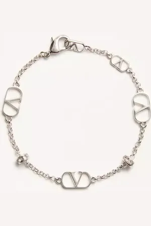 VALENTINO GARAVANI BRACCIALE VLOGO SIGNATURE IN METALLO E CRISTALLI Donna M