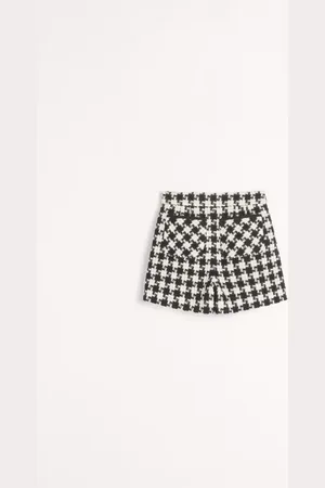 VALENTINO SHORTS IN DAMIER LIGHT TWEED Donna 36