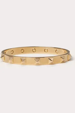 VALENTINO GARAVANI BANGLE ROCKSTUD IN METALLO Donna L