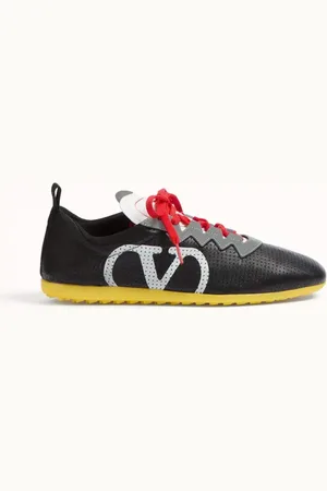 VALENTINO GARAVANI SNEAKER CHROMATHON IN NAPPA TRAFORATA Uomo 39