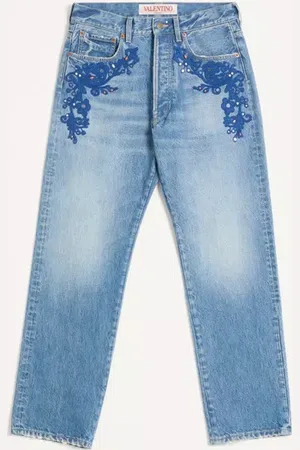 VALENTINO PANTALONE IN CON RICAMI E PERLINE Uomo 30