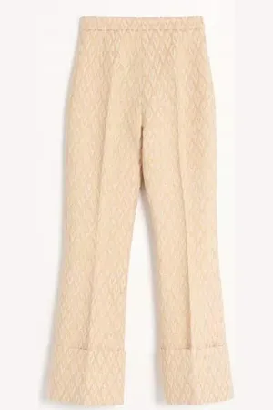 VALENTINO PANTALONI IN LUREX JACQUARD TOUTE LA V Donna 36
