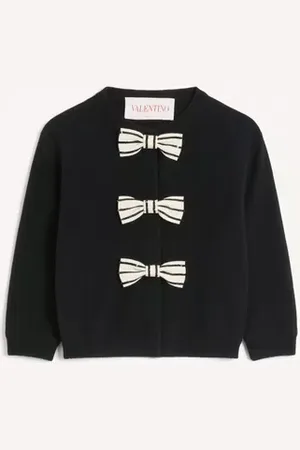 VALENTINO CARDIGAN CON FIOCCHI RICAMATI Donna L