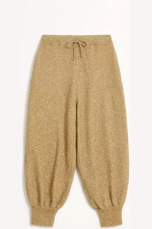 VALENTINO PANTALONI DI MAGLIA IN LUREX Donna L