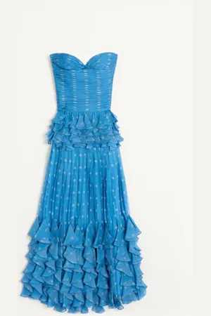 VALENTINO ABITO LUNGO IN CHIFFON STAMPA PLUSDEPOIS Donna 40