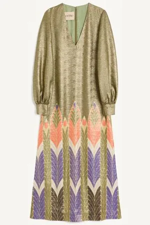 VALENTINO ABITO IN LUREX STAMPA VOYAGE IMAGINAIRE Donna 36