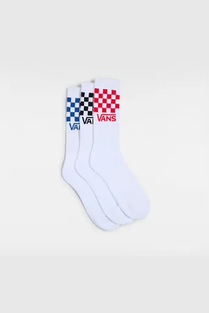 Vans Calzettoni Classic Check (3 paia), Uomo