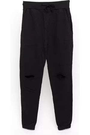 Alternative Apparel Donna Pantaloni - Alternative pantaloni tuta con tagli neri