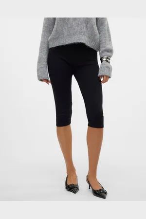 VERO MODA Vmcora Vita Alta Pantaloni Capri
