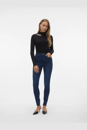 VERO MODA Vmsophia Vita Alta Slim Fit Jeans