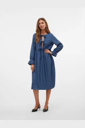VERO MODA Vmmelaney Vestito Midi