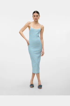 VERO MODA Vmhelle Vestito Midi
