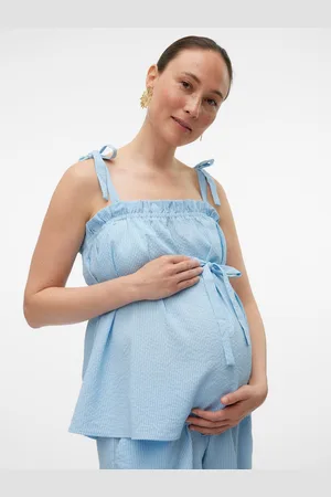 Mama;licious Top Regular Fit Scollo Quadrato Cinturini Regolabili