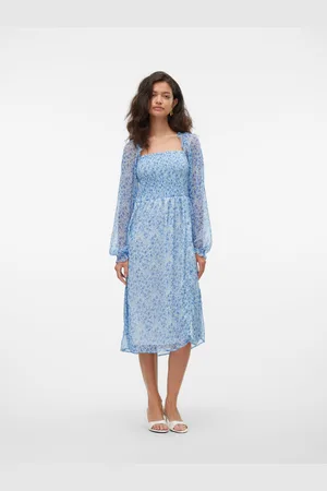 VERO MODA Vmsmilla Vestito Midi