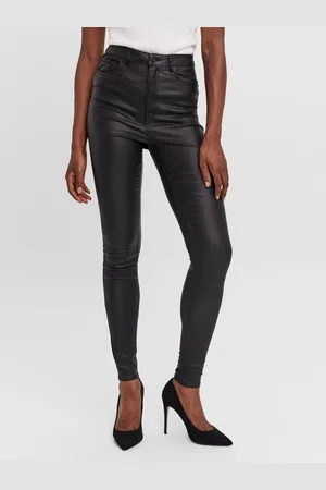 VERO MODA Vmsandra Vita Molto Alta Pantaloni