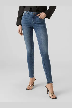 VERO MODA Vmseven Vita Media Skinny Fit Jeans