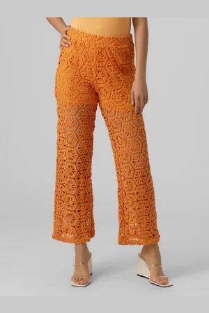 VERO MODA Vmsunshine Vita Alta Pantaloni