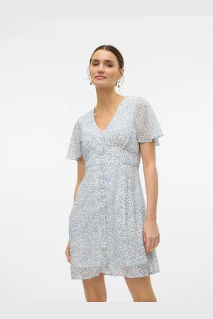 VERO MODA Vmshelley Vestito Corto