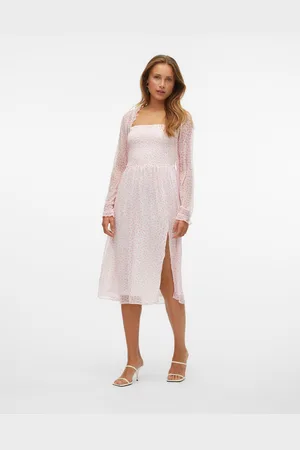 VERO MODA Vmsmilla Vestito Midi