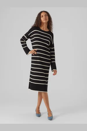 VERO MODA Vmjoana Vestito Midi