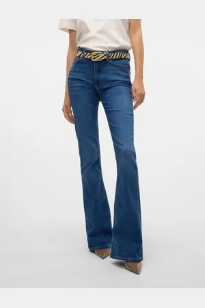 VERO MODA Vmsiga Vita Alta Flared Fit Jeans