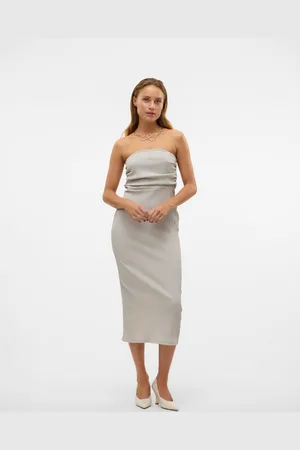 VERO MODA Vmluna Vestito Midi