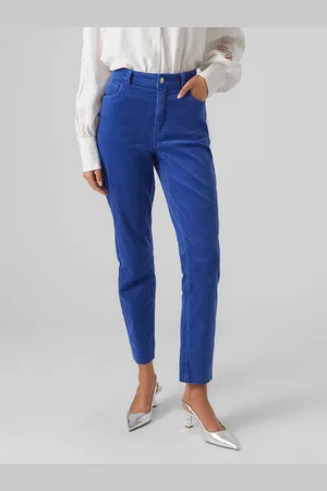 VERO MODA Vmbrenda Vita Alta Caviglia Pantaloni