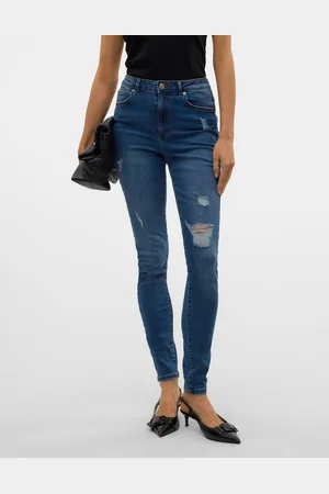 VERO MODA Vmsophia Vita Alta Skinny Fit Jeans