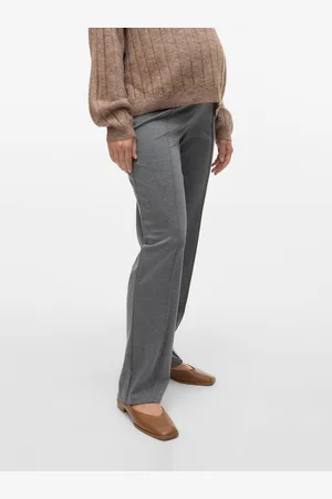 Mama;licious Pantaloni Regular Fit Vita Alta