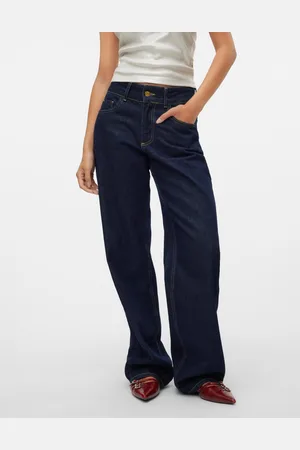 VERO MODA Snrancy Vita Media Wide Fit Jeans