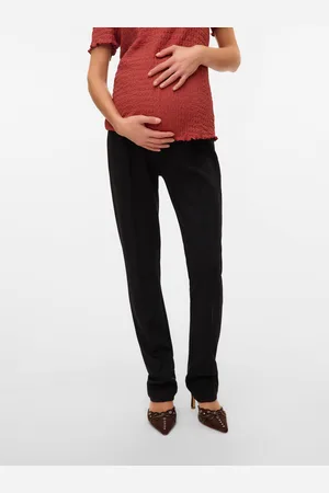Mama;licious Pantaloni Regular Fit Vita Alta