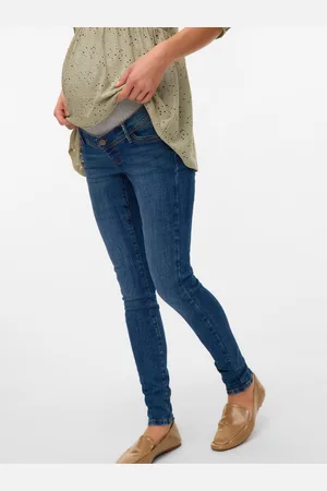 Mama;licious Jeans Slim Fit Vita Bassa