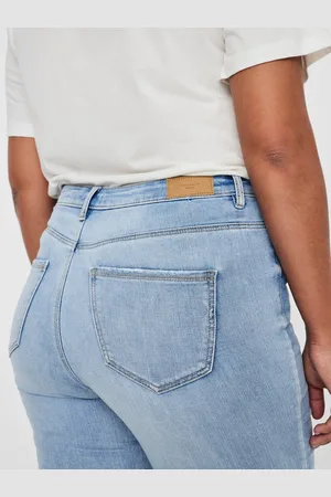 VERO MODA Vmphia Vita Alta Slim Fit Jeans
