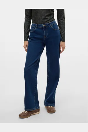 VERO MODA Vmelly Vita Media Wide Leg Fit Jeans