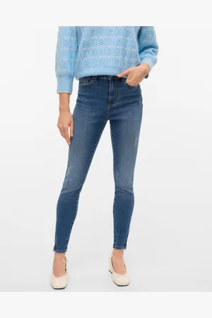 VERO MODA Vmbe Vita Alta Skinny Fit Jeans