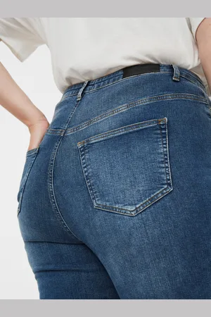 VERO MODA Vmlora Vita Alta Skinny Fit Jeans